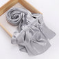 Women's Chiffon Hijab Silk Scarf Loose Fit Headwrap Shawl Bandana Turban