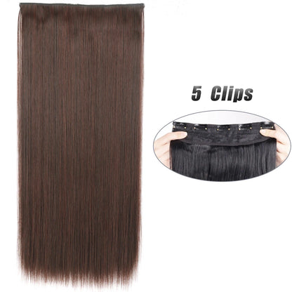 Voluminous Clip-In Hair Extensions 80cm For Fuller Long Hair Look