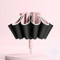 Men Women Umbrella  Fully Automatic Reverse Folding Umbrella with Windproof Reflective Stripe UV Umbrellas