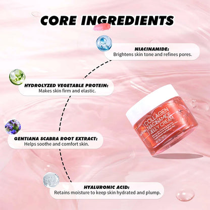 Korean Skin Care 50g Collagen Niacinamide and Hydrolyzed Collagen Lasting Moisturizing Deeply Hydrates Night Care Mask Cream