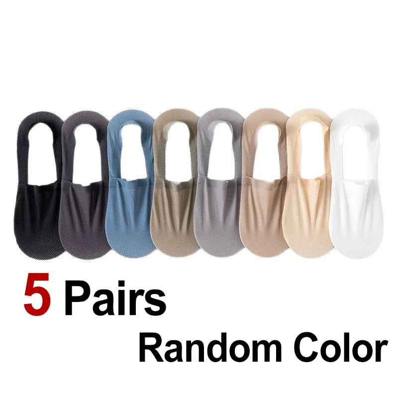 Lightweight Socks With Silicone Non Slip Grip For Sneakers And Loafers
