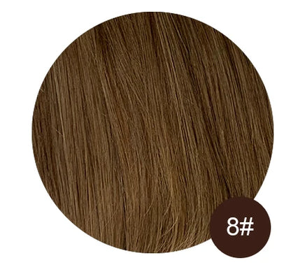 Clip In Hair Extensions 7 Pieces Human Hair 22inch #99J Burgundy Red For Bold & Vibrant Style