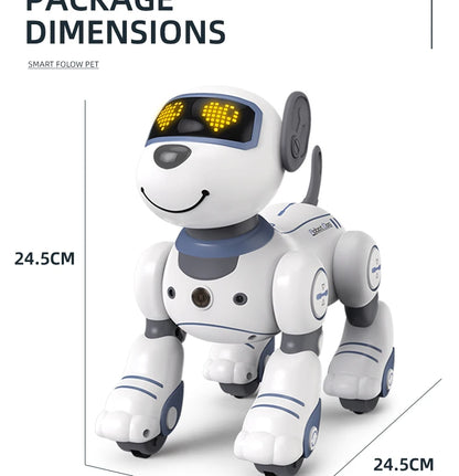 Intelligent Robot Dog - Remote Control Electronic Pet with Stunts for Kids