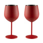 500ml Stainless Steel Wine Glass Goblet Sets Durable Metal Cup for Red Wine Champagne Bar Party Kitchen Goblets Drinking Utensils