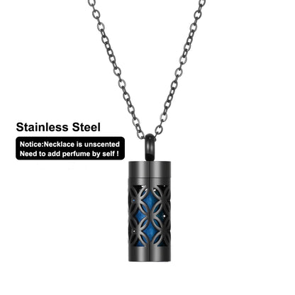 Women’s Stainless Steel Aromatherapy Diffuser Necklace For Essential Oils