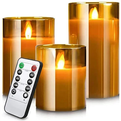 Flameless LED Candle Lights With Remote Control - Realistic Flicker, Safe Home Ambience