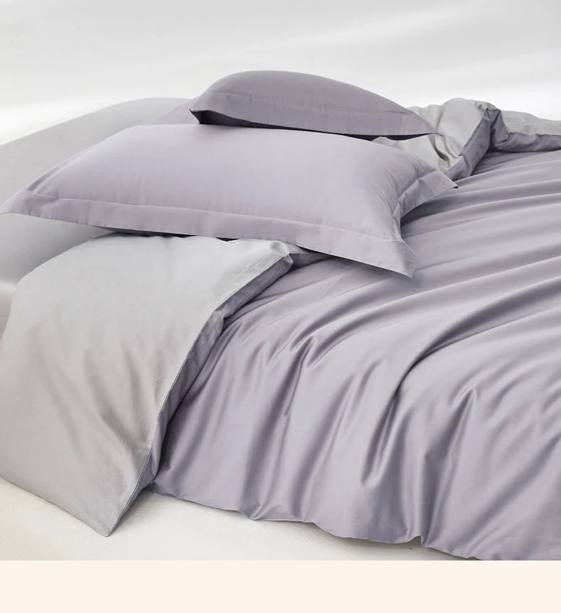Soft Cotton Bedding Set with 800 Thread Count Duvet Cover and Sheets