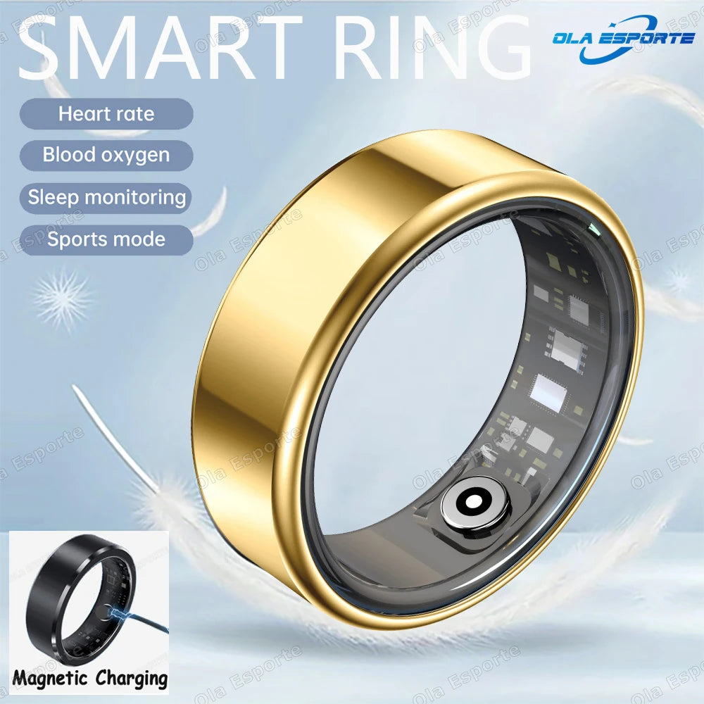 Smart ring tracking sleep heart rate and blood oxygen