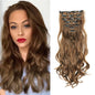 Lush Clip In Extensions 7 Piece Full Head 22 Inch Curly Wavy Hair