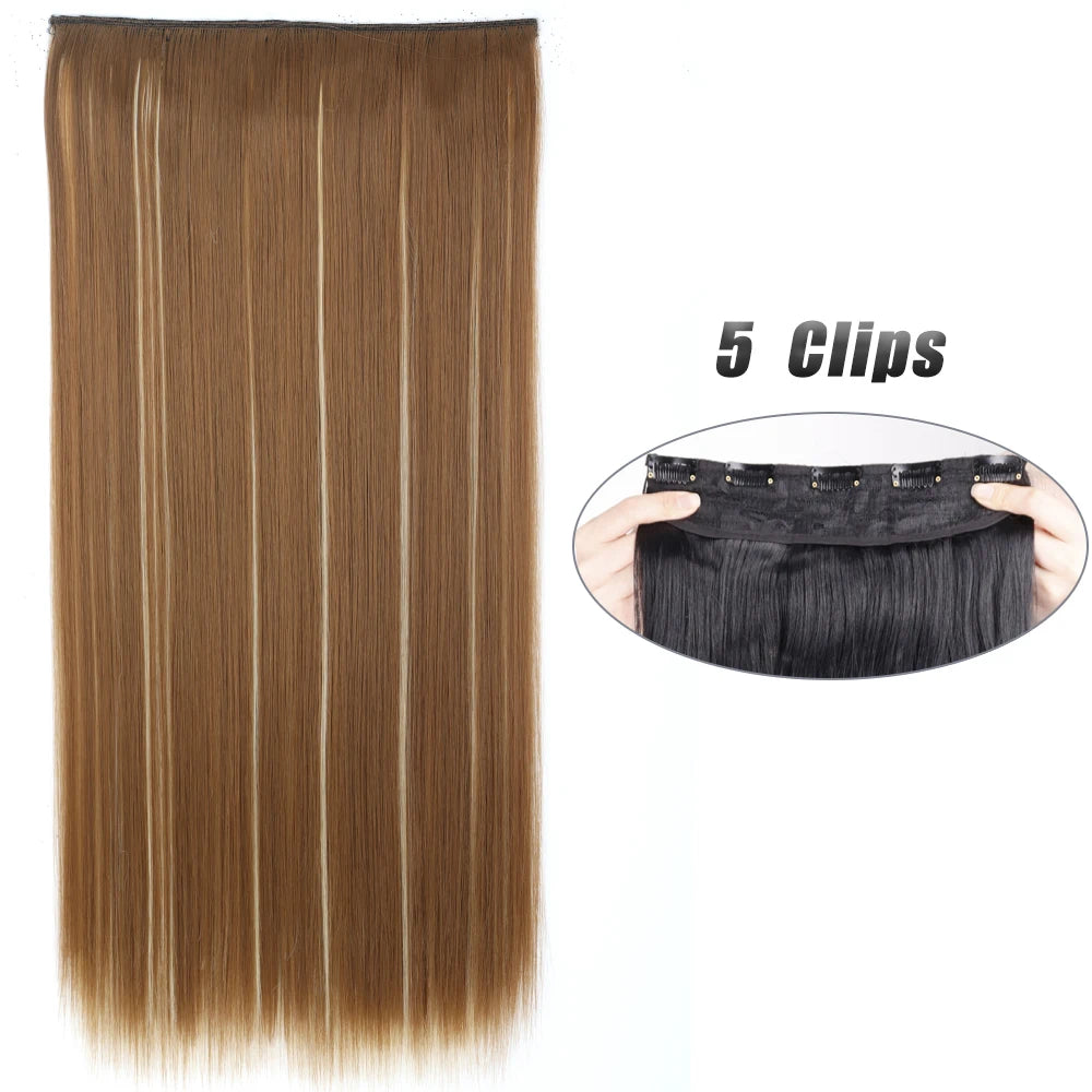 Voluminous Clip-In Hair Extensions 80cm For Fuller Long Hair Look