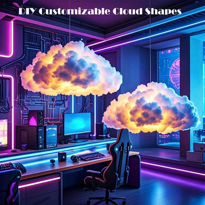 Cloud Shaped Led Ceiling Light with Color Changing Glow