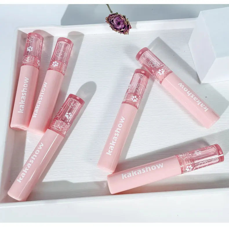 Hydrating Lip Gloss Long Lasting Translucent Red Brown Tint