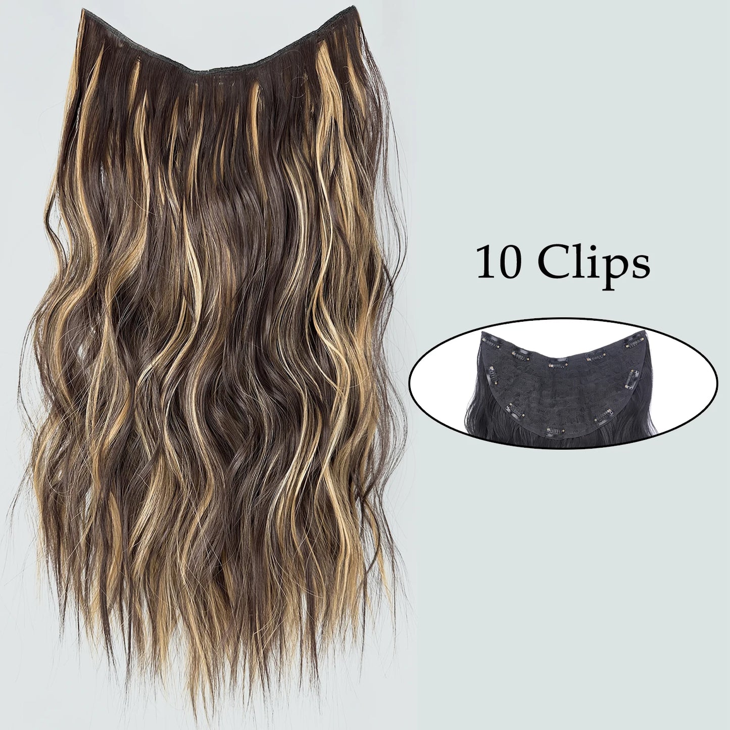 Voluminous Clip-In Hair Extensions 80cm For Fuller Long Hair Look