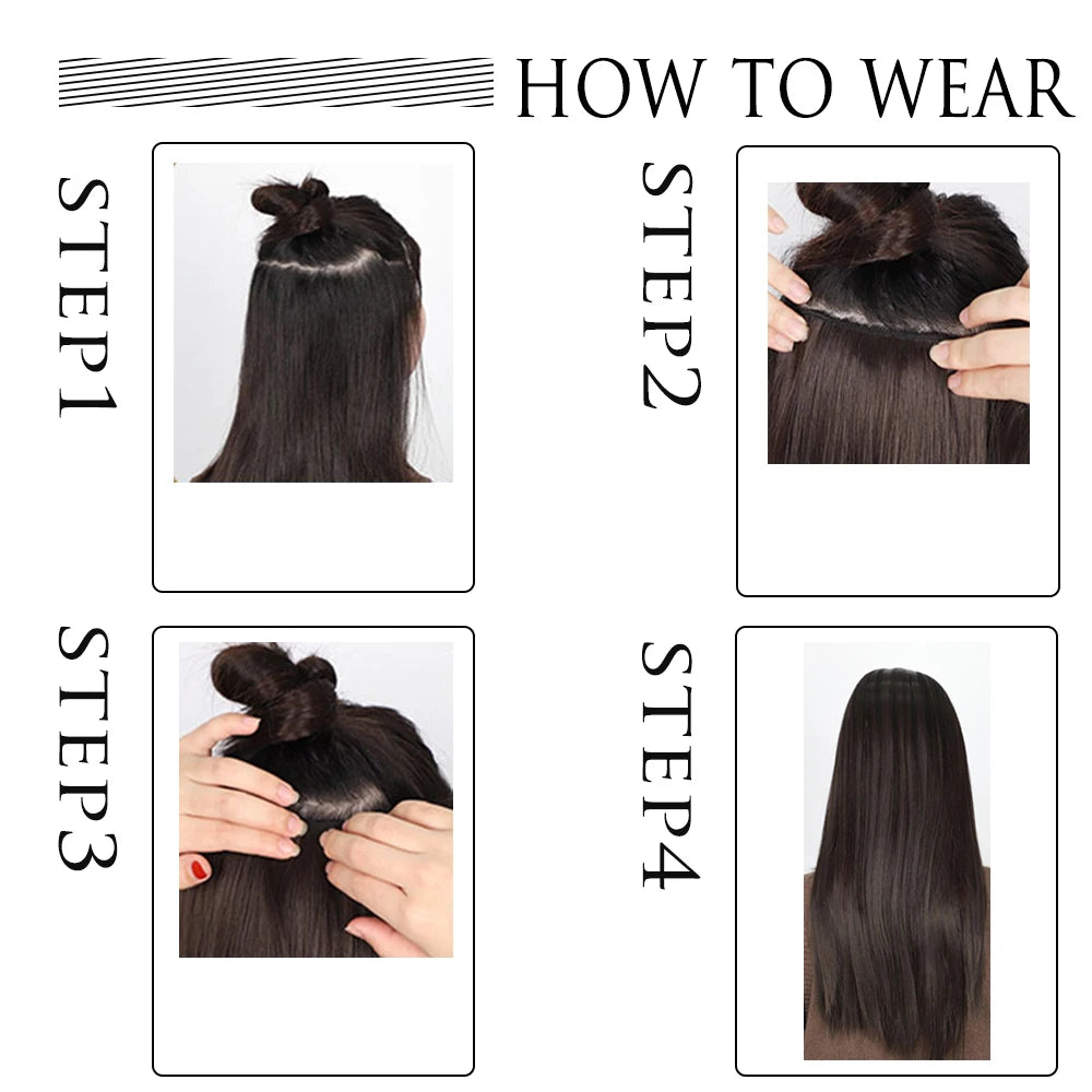Heat-Resistant Clip-In Hair Extensions 22 To 32 Inches