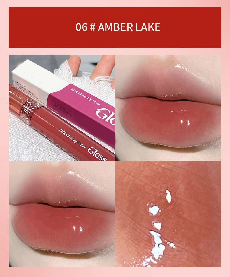 Hydrating Lip Gloss with Glassy Water Shine for Plump Lips