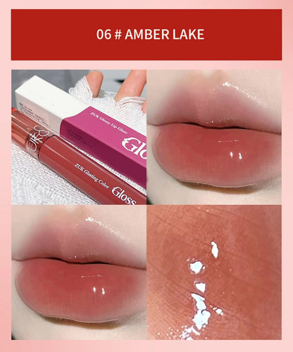 Hydrating Lip Gloss with Glassy Water Shine for Plump Lips