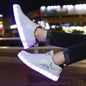 Designer Luminous Usb Charge Women Led Glowing Girls Sneakers Kids Light Up Shoes Led Slippers Shoes