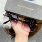Rimless Sunglasses Unisex Square UV400 Protection All Day Comfort