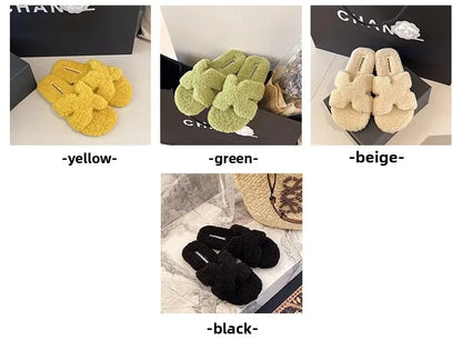 Soft Slippers with Faux Fur Lining for All Day Indoor Outdoor Warmth
