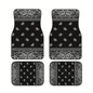 4Pcs Bohemian Car Floor Mats Rubber Back Heavy Duty Persian Carpet Car Decoration Dirty Resistant Car Floor Protector Rugs