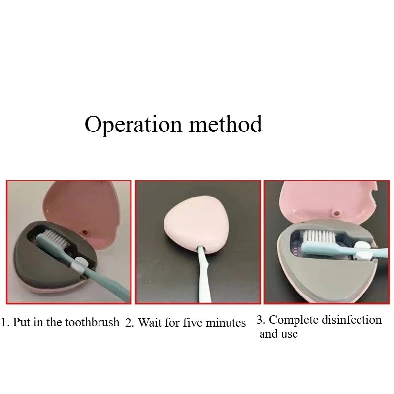 Wireless Mini UVC Toothbrush Disinfection Box with Fast Sterilization