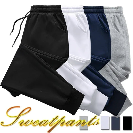 Soft Joggers with Fleece Lined Adjustable Drawstring Waistband