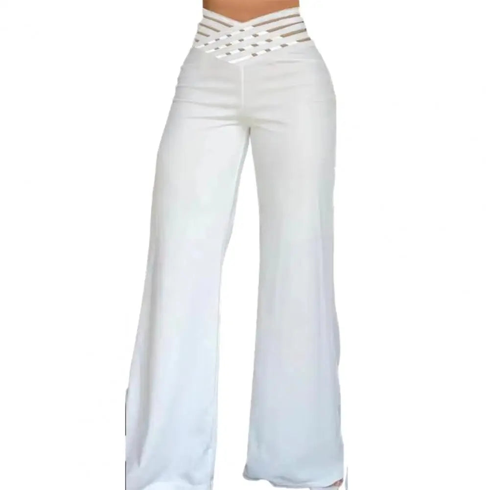Gorgeous Wide Leg Straight Pants — High Waist Flared Pants for Women