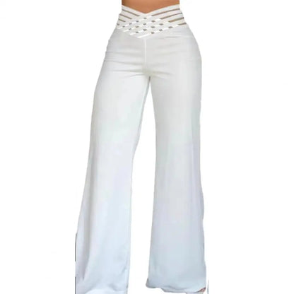 Gorgeous Wide Leg Straight Pants — High Waist Flared Pants for Women