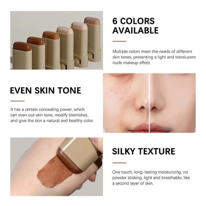 Hydrating Stick Foundation with Satin Finish Bronze Coverage