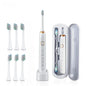 Electric Toothbrush Comes Brush Heads A Rechargeable Portable Electric Whitening Toothbrush with Holder and Travel Case