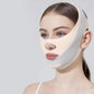 Breathable Elastic Sleep Mask With Adjustable Fit And V Line Shaping For Jawline Lifting And Tightening
