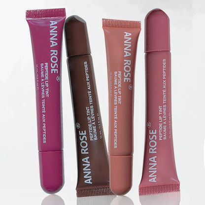 Lip gloss moisturizing peptide tinted squeeze tubes