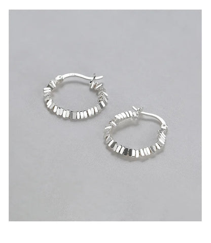New 925 Sterling Silver  Earrings Charming Minimalist Style Geometric Earrings Party Gift Women Fine Jewelry