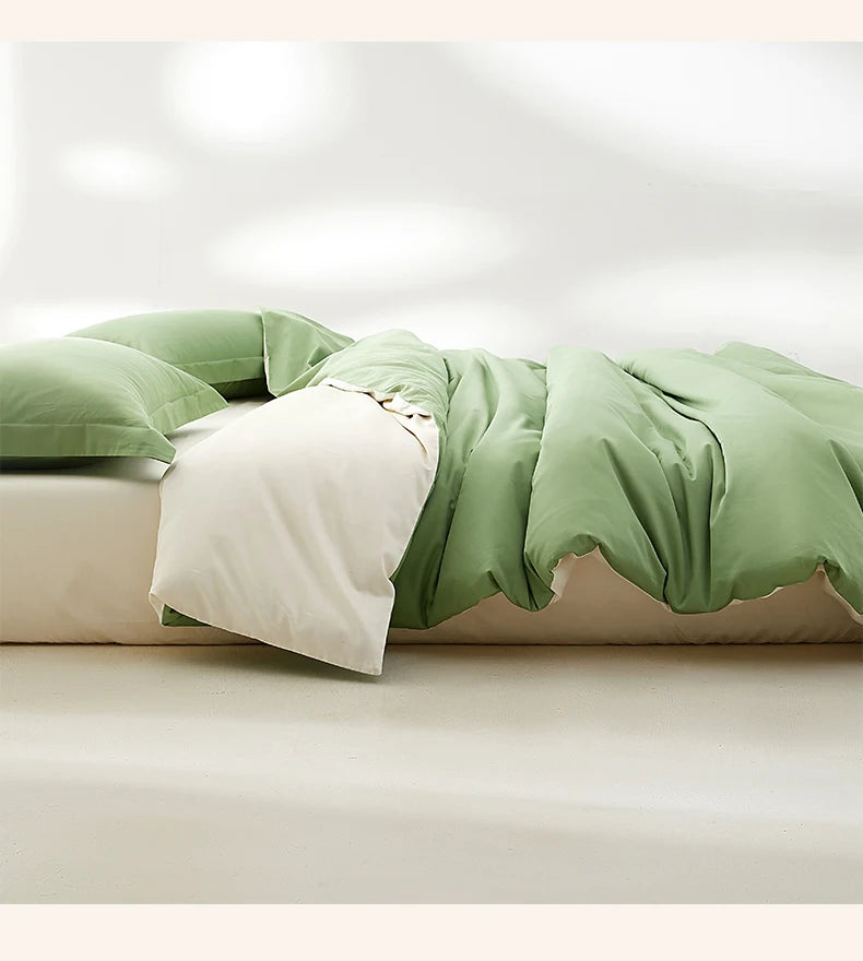 Soft Cotton Bedding Set with 800 Thread Count Duvet Cover and Sheets