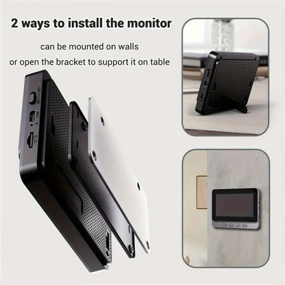 Wireless video doorbell camera with two-way audio