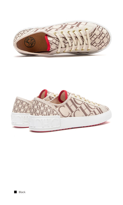 Breathable Canvas Walking Shoes for Women with Daily Cushioned Comfort