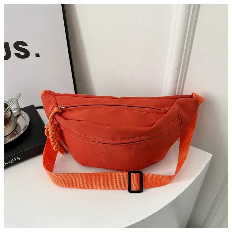 Women's crescent sling bag for hands-free days