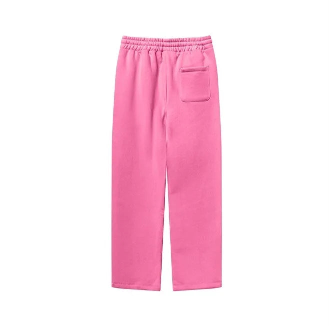 Unisex Cotton Blend Fleece Hoodie And Pants Set With Relaxed Fit And Soft Texture