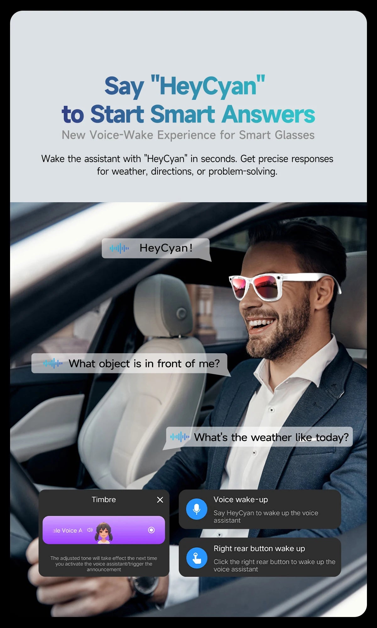 Titanium Frame Sunglasses With Camera Instant Translation On The Go