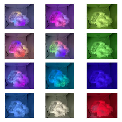 Cloud Shaped Led Light with Remote App Control and Rgb Color Changing