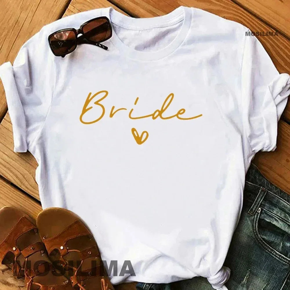 Women’s Luxe Team Bride Shirts - Bachelorette Party Bridesmaids Wedding Female Tops