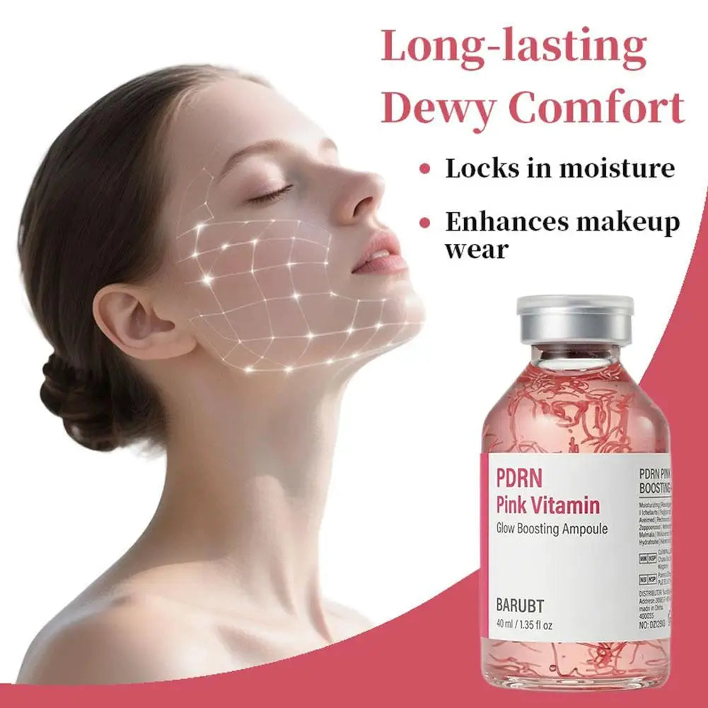 Korean Skincare Ampoule Kit Glow Formulated With Collagen Silk Peptide And PDRN For Deep Hydration And Radiant Skin