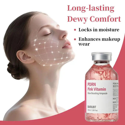 Korean Skincare Ampoule Kit Glow Formulated With Collagen Silk Peptide And PDRN For Deep Hydration And Radiant Skin