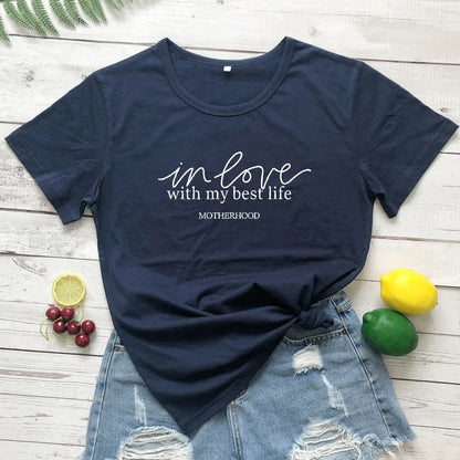 In Love With My Best Life Shirts - Inspirational Shirts | Merch Gone Viral
