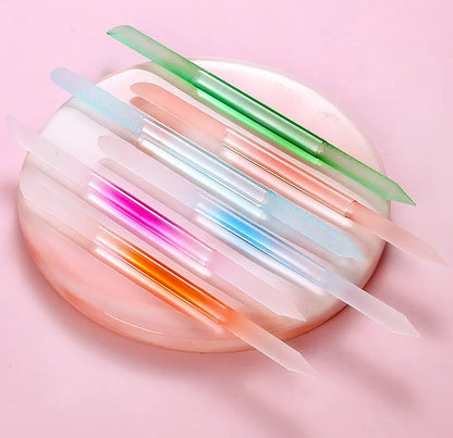네일 Glass Cuticle Pusher Nail Manicure Stick Professional Precision Filing CuticleRemover PedicureForManicure Nails Accessories