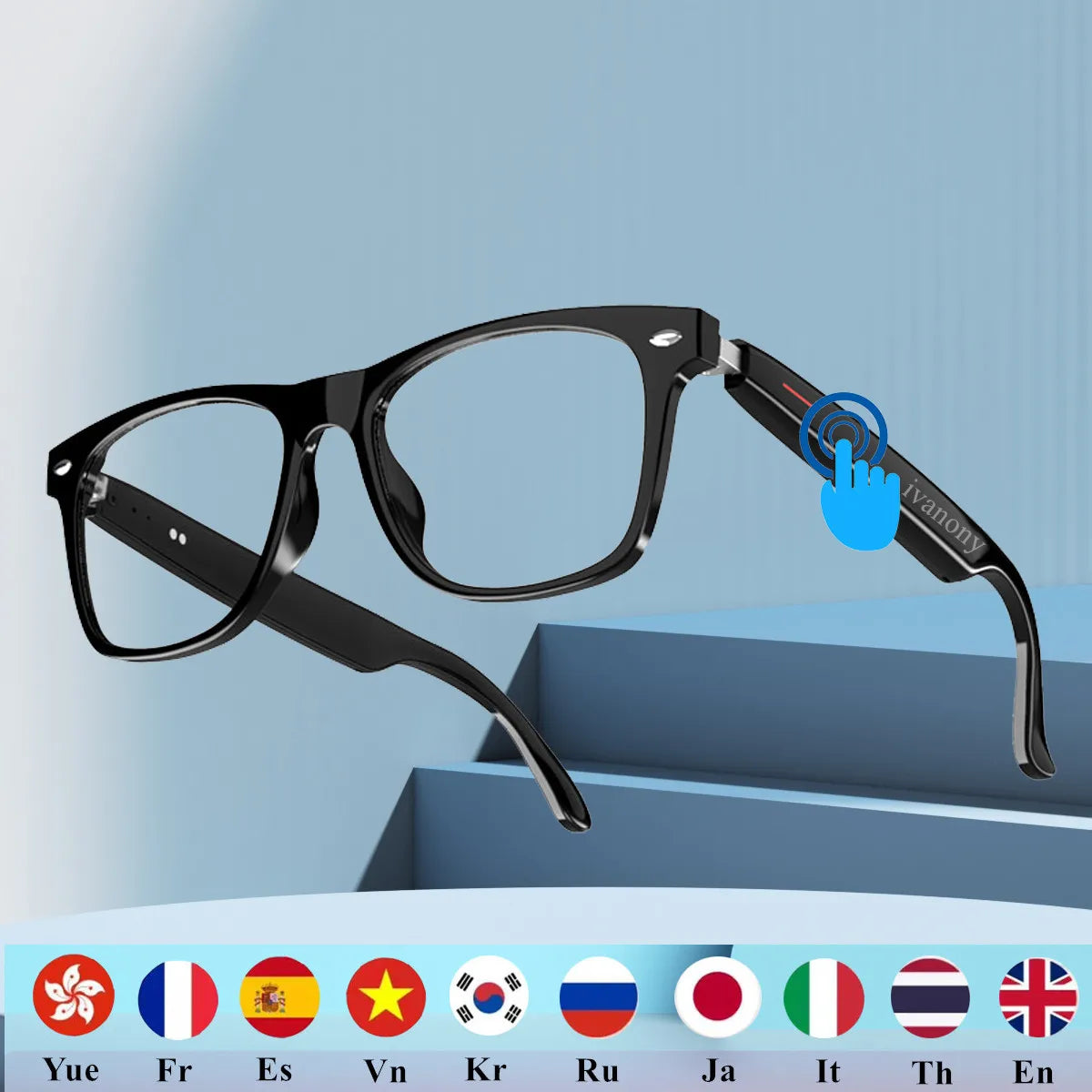 Smart Translate Glasses With Bluetooth Calling And Noise Canceling Music
