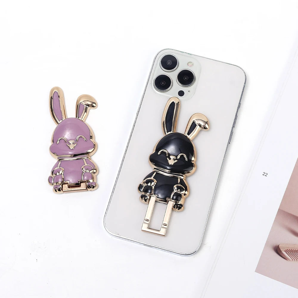 Universal Finger Ring Holder Phone Stand Mini Pull Rod Back Sticker