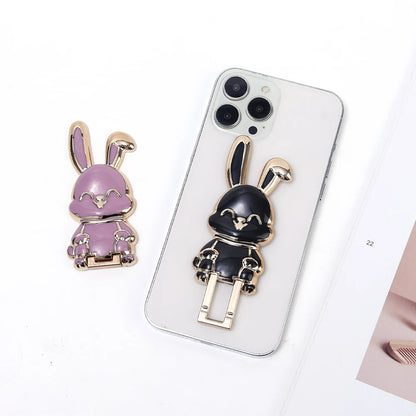 Universal Finger Ring Holder Phone Stand Mini Pull Rod Back Sticker