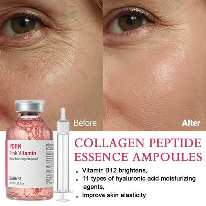 Korean Skincare Ampoule Kit Glow Formulated With Collagen Silk Peptide And PDRN For Deep Hydration And Radiant Skin