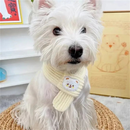 Soft Pet Scarf for Small Medium Dogs Cats Lightweight Slip On